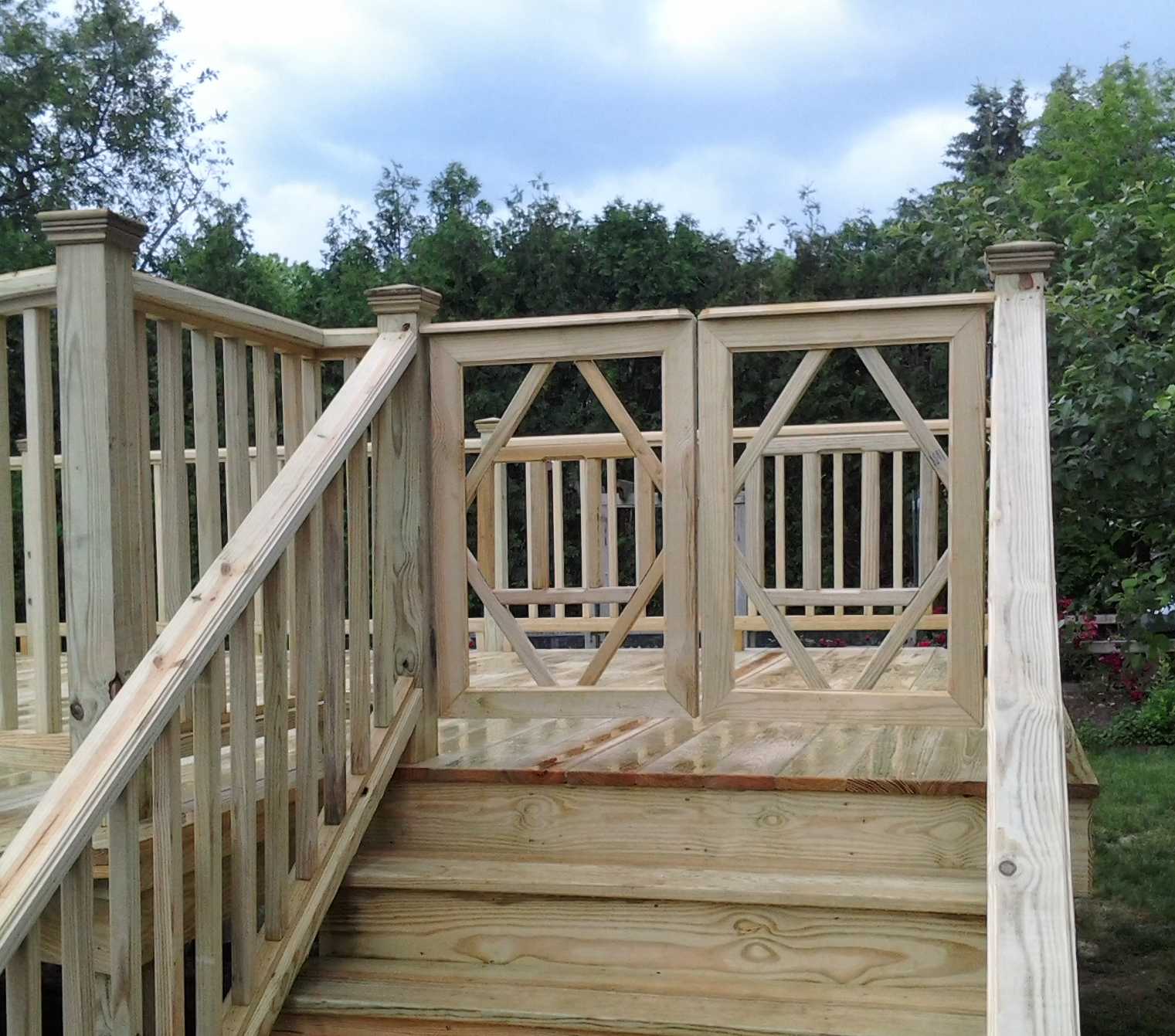 Custom Gate for Pool Deck
