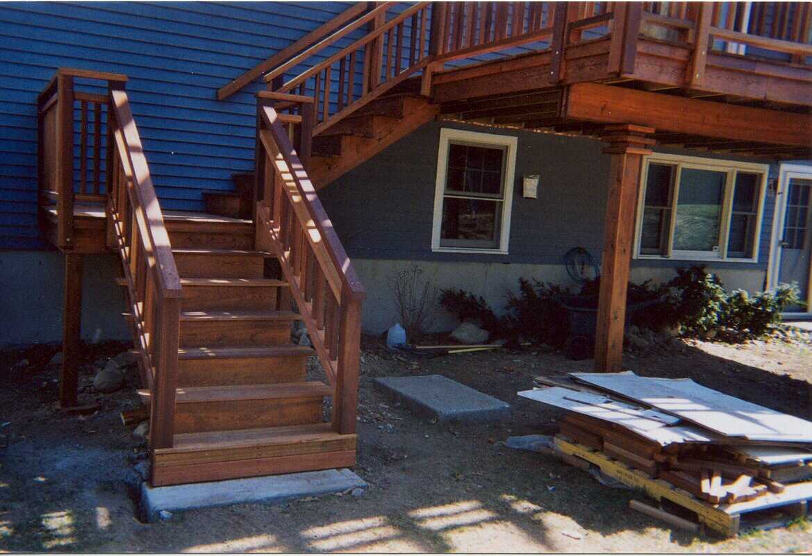 Mahogany with Pergola and rain guard below decks