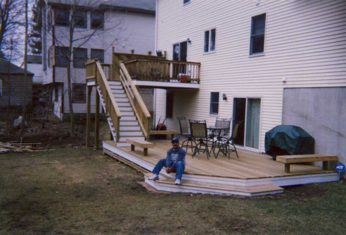 High to low with benches, stairs, and steps